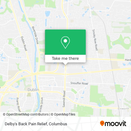 Mapa de Delby's Back Pain Relief