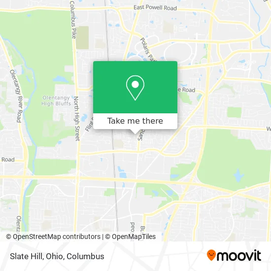 Slate Hill, Ohio map