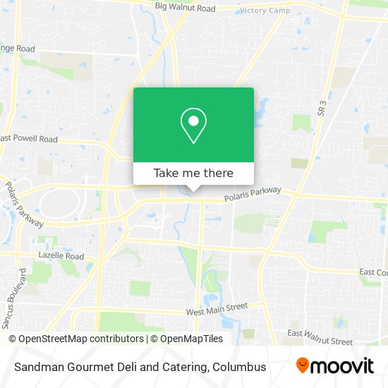 Mapa de Sandman Gourmet Deli and Catering