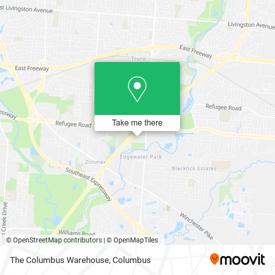 Mapa de The Columbus Warehouse