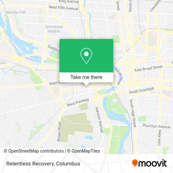 Relentless Recovery map