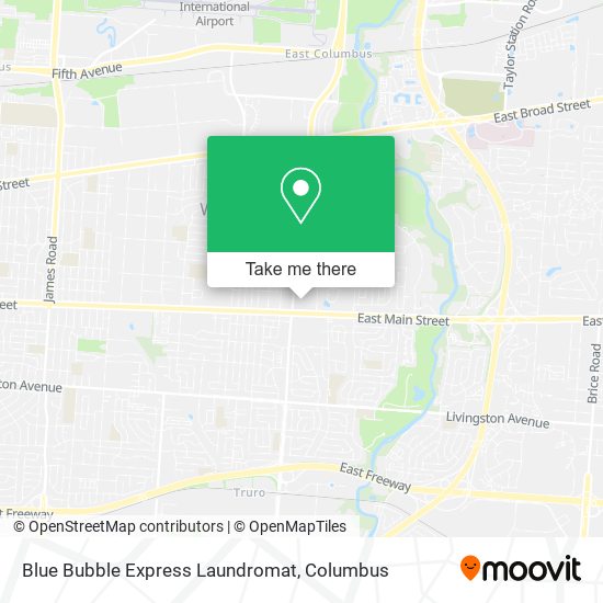 Mapa de Blue Bubble Express Laundromat