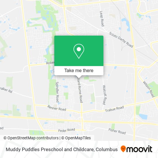 Muddy Puddles Preschool and Childcare map