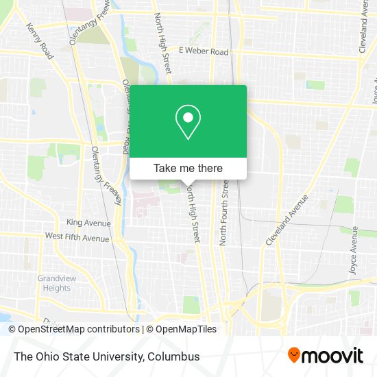 The Ohio State University map