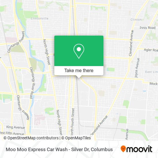 Moo Moo Express Car Wash - Silver Dr map