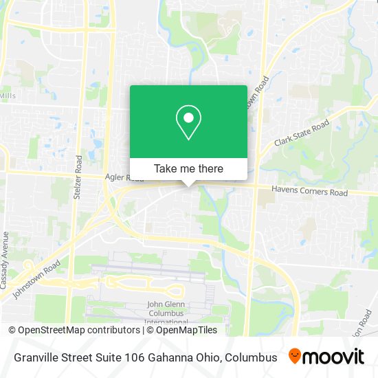 Granville Street Suite 106 Gahanna Ohio map