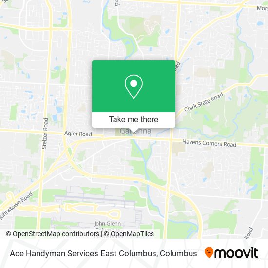 Mapa de Ace Handyman Services East Columbus