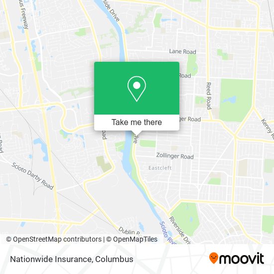 Mapa de Nationwide Insurance