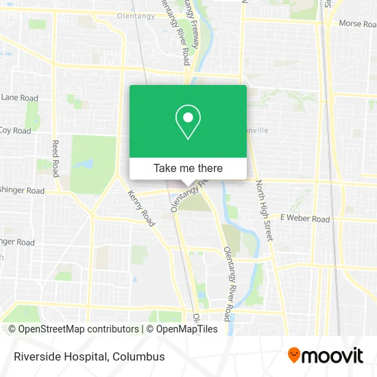 Riverside Hospital map