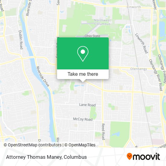 Attorney Thomas Maney map