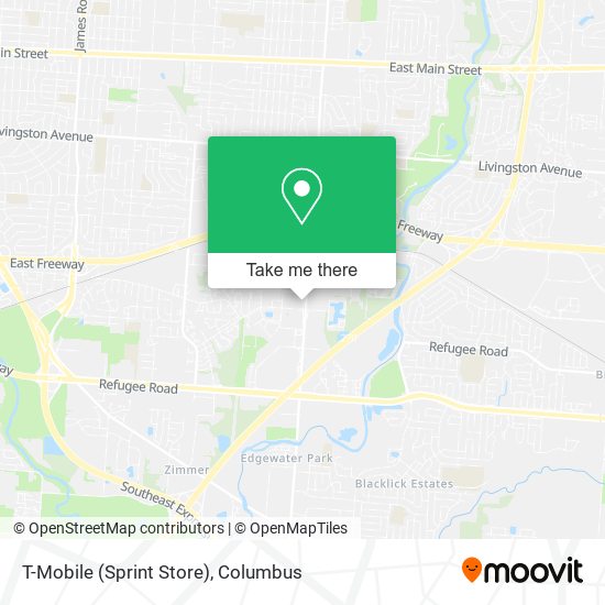 Mapa de T-Mobile (Sprint Store)