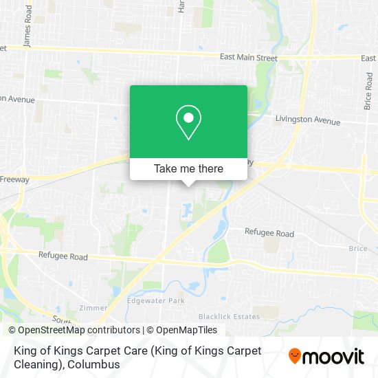 King of Kings Carpet Care map
