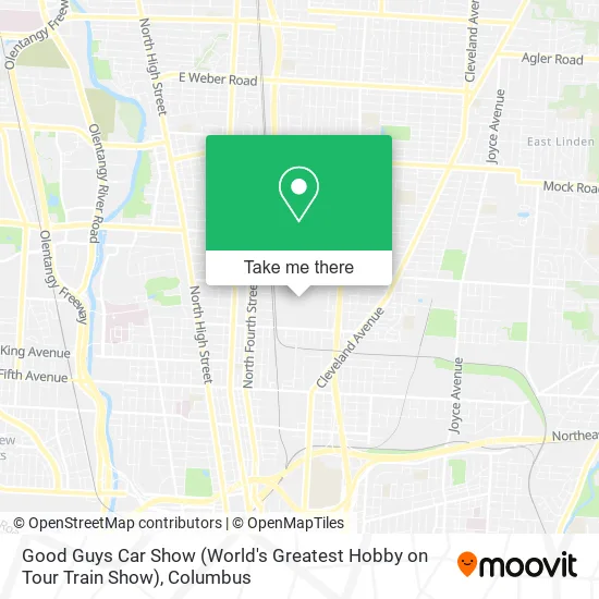 Good Guys Car Show (World's Greatest Hobby on Tour Train Show) map