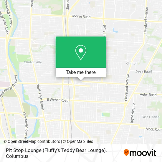 Mapa de Pit Stop Lounge (Fluffy's Teddy Bear Lounge)