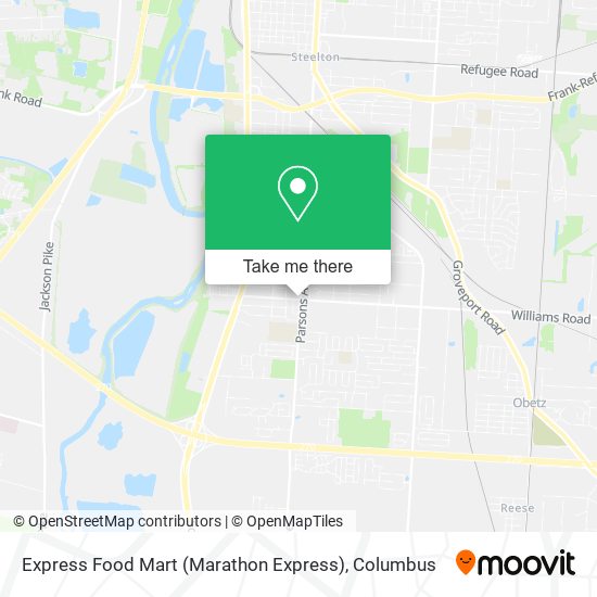Express Food Mart (Marathon Express) map