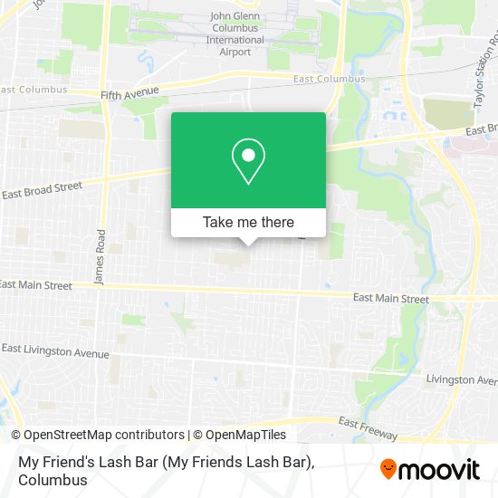 My Friend's Lash Bar (My Friends Lash Bar) map