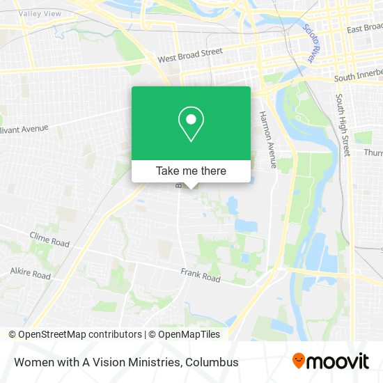 Women with A Vision Ministries map