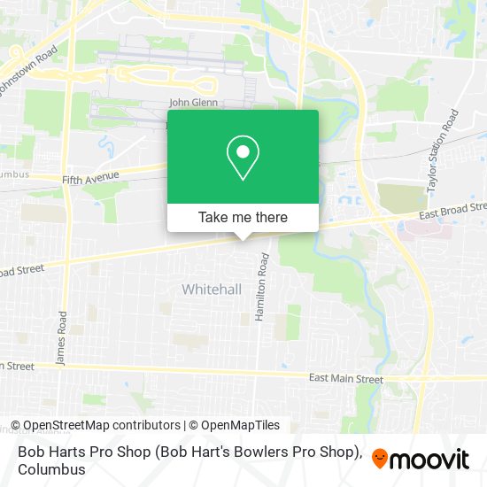 Bob Harts Pro Shop (Bob Hart's Bowlers Pro Shop) map