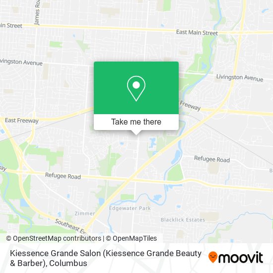 Mapa de Kiessence Grande Salon (Kiessence Grande Beauty & Barber)