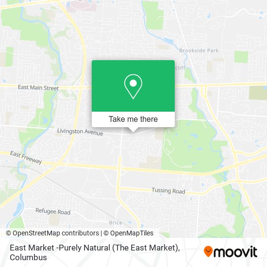 Mapa de East Market -Purely Natural (The East Market)