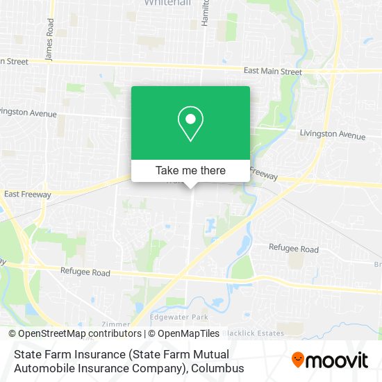 State Farm Insurance (State Farm Mutual Automobile Insurance Company) map