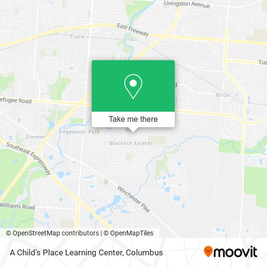 A Child's Place Learning Center map