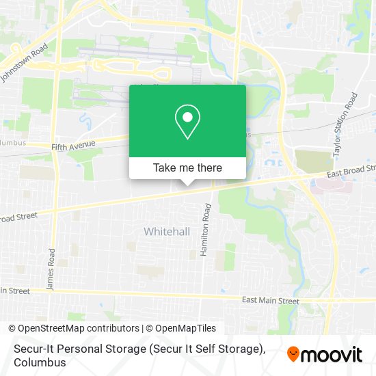 Secur-It Personal Storage map