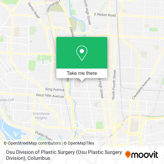 Osu Division of Plastic Surgery map