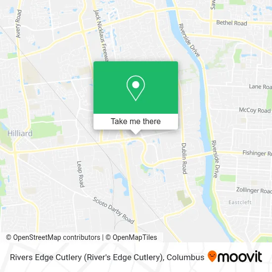 Rivers Edge Cutlery (River's Edge Cutlery) map
