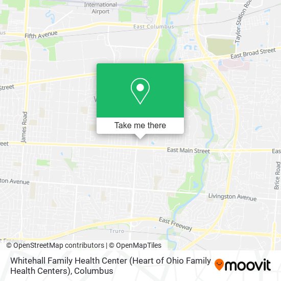 Whitehall Family Health Center (Heart of Ohio Family Health Centers) map