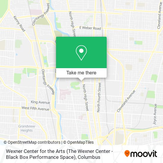 Wexner Center for the Arts (The Wexner Center - Black Box Performance Space) map