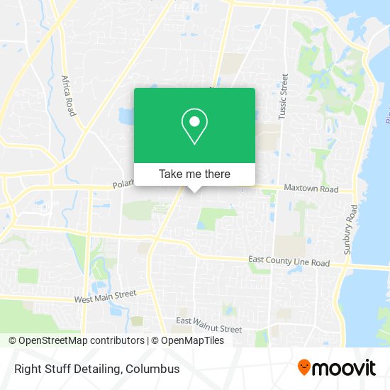 Right Stuff Detailing map