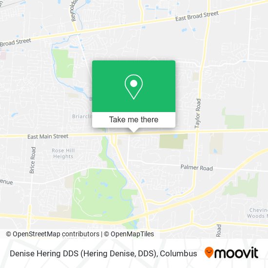 Denise Hering DDS (Hering Denise, DDS) map