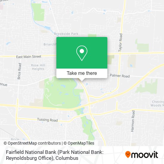Fairfield National Bank (Park National Bank: Reynoldsburg Office) map