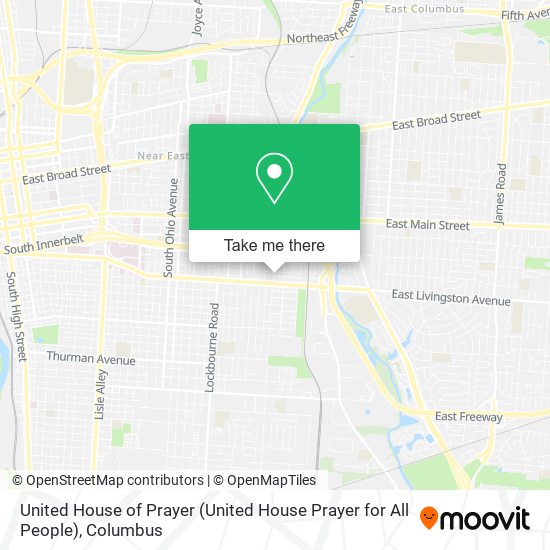 United House of Prayer (United House Prayer for All People) map