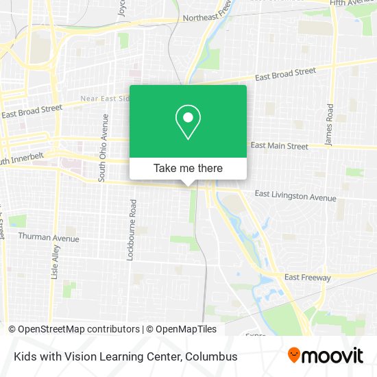 Kids with Vision Learning Center map