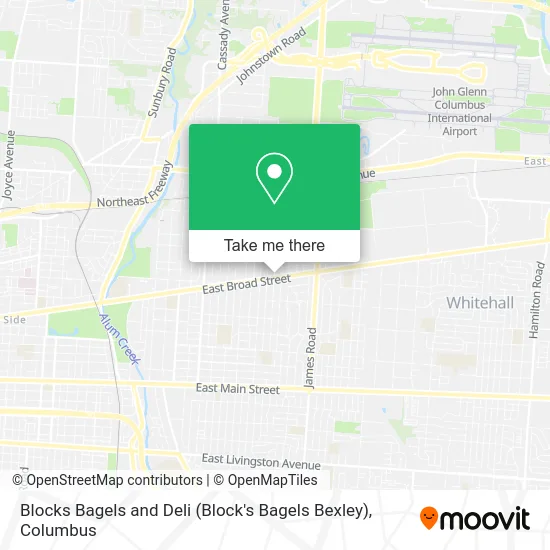 Blocks Bagels and Deli (Block's Bagels Bexley) map