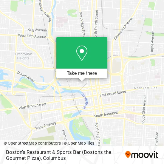 Boston's Restaurant & Sports Bar (Bostons the Gourmet Pizza) map