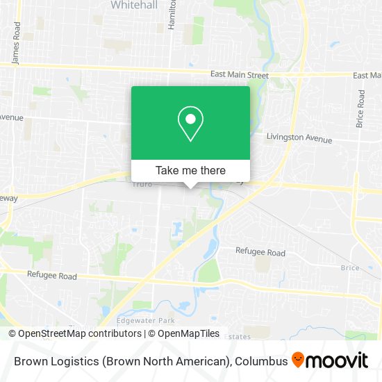 Mapa de Brown Logistics (Brown North American)