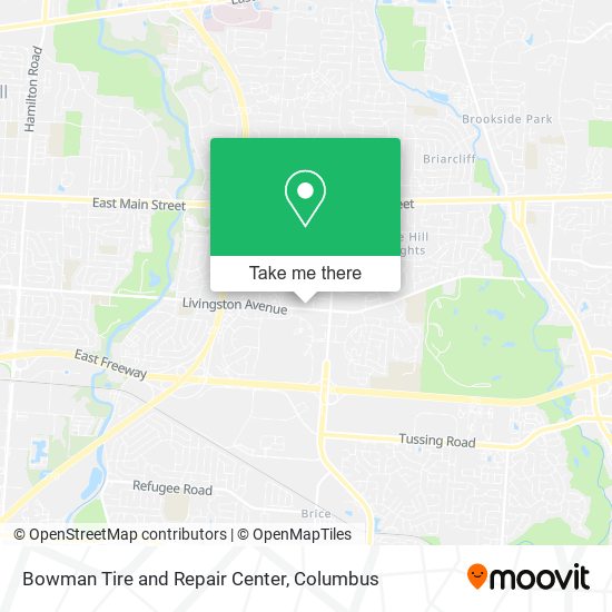 Mapa de Bowman Tire and Repair Center