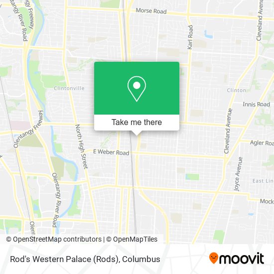 Rod's Western Palace (Rods) map