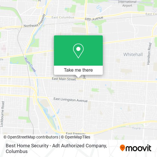 Best Home Security - Adt Authorized Company map