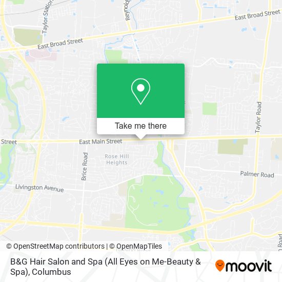 B&G Hair Salon and Spa (All Eyes on Me-Beauty & Spa) map