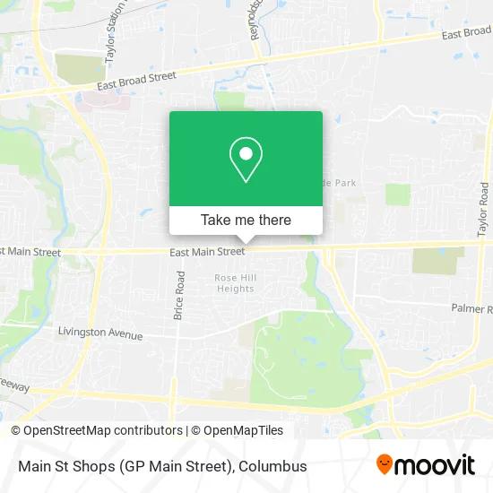 Mapa de Main St Shops (GP Main Street)