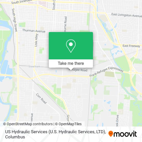 Mapa de US Hydraulic Services (U.S. Hydraulic Services, LTD)