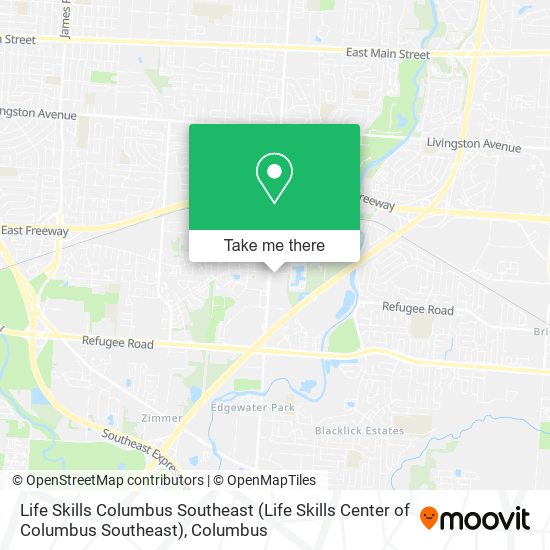 Mapa de Life Skills Columbus Southeast (Life Skills Center of Columbus Southeast)