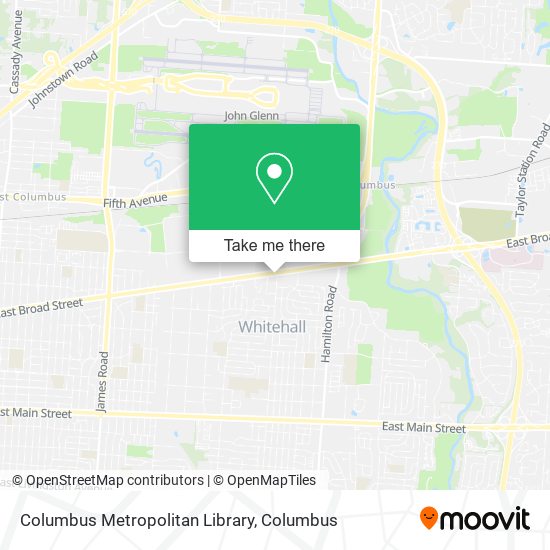 Mapa de Columbus Metropolitan Library
