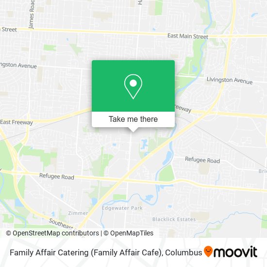 Mapa de Family Affair Catering (Family Affair Cafe)