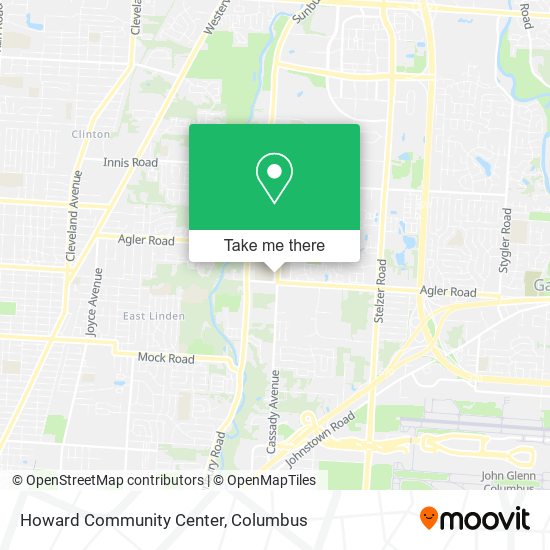 Howard Community Center map