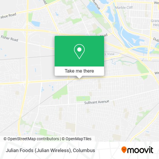 Julian Foods (Julian Wireless) map